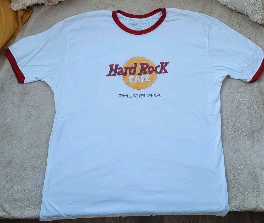 Hard Rock Cafe T-Shirt Shirt Philadelphia Philly weiß XXL in Hilden