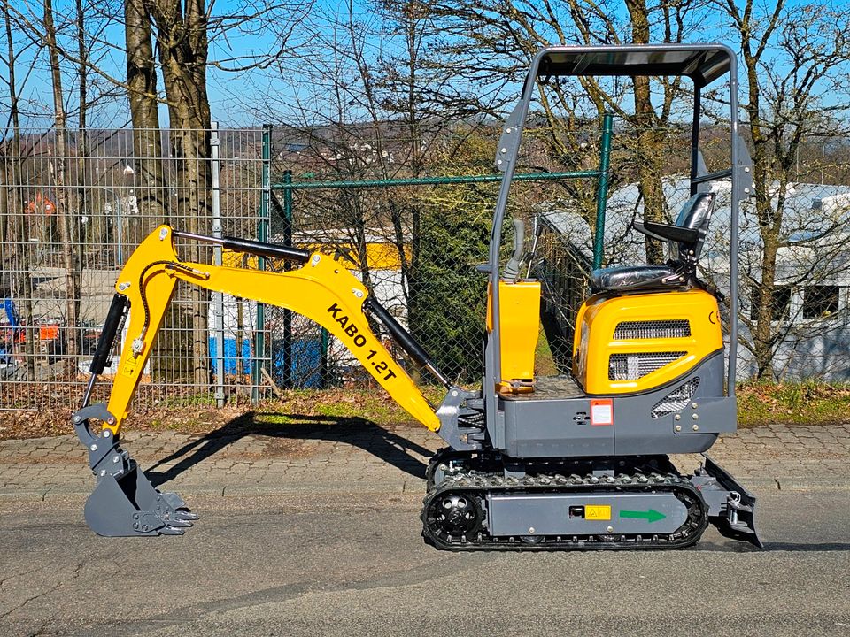 Minibagger Microbagger 1,2T mit Yanmar Diesel & Löffelpaket * in Waldbröl