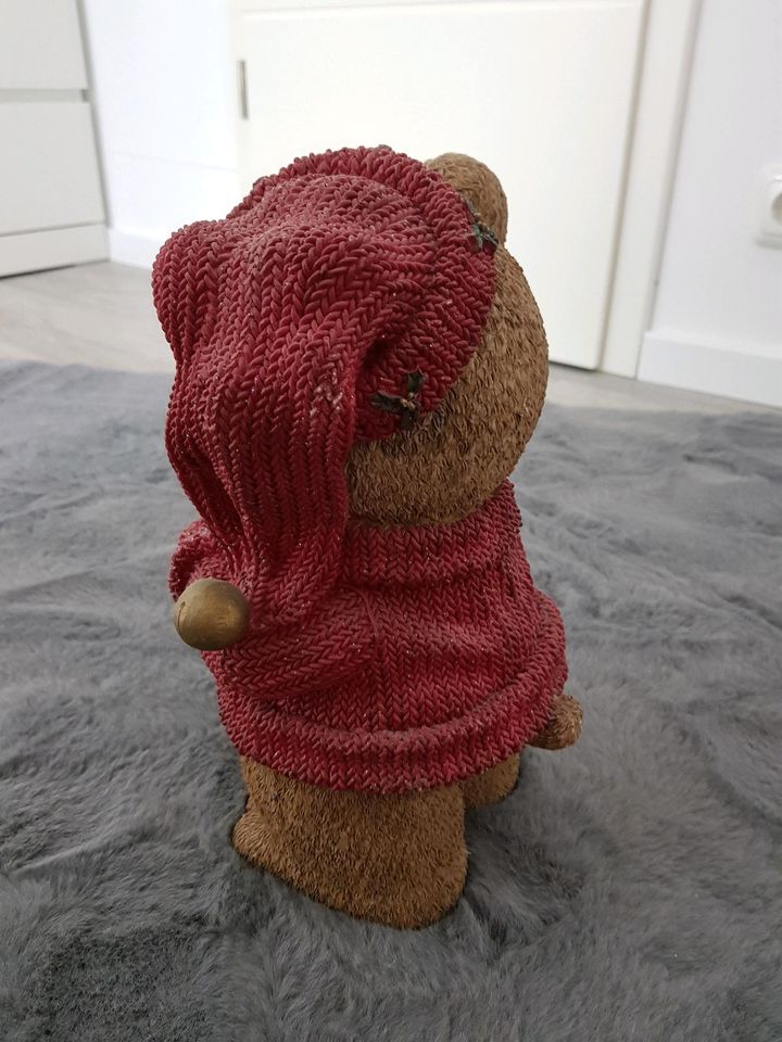 Weihnachtsdeko Teddybär in Wolmirstedt