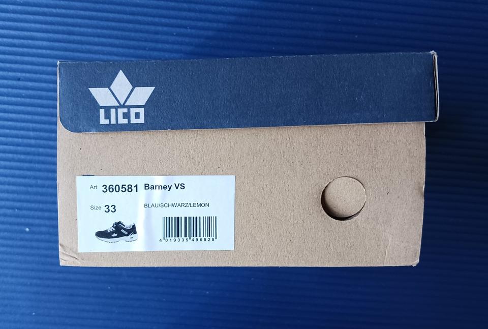 Gr. 33 Lico Barney Turnschuhe Hallenschuhe Sportschuhe in OVP in Bad Dürrheim