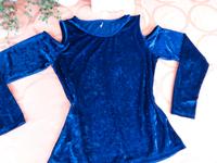 Samt Bluse, gr.S,von Laura TORELLI Bayern - Train Vorschau