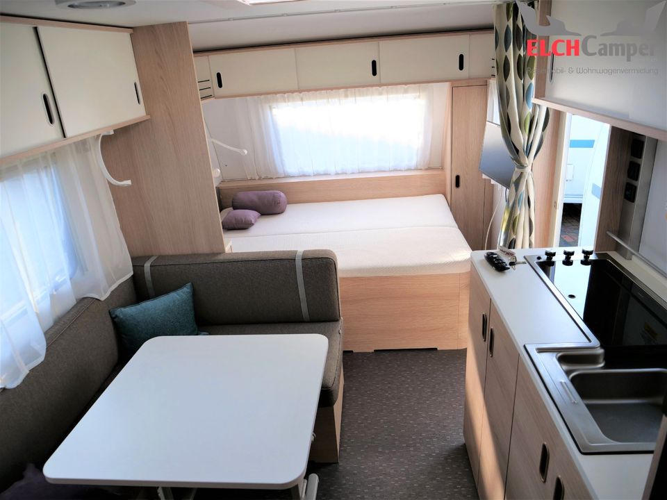 Wohnwagen Adria Aviva 563PT Verkauf *Stockbett*Solar*Klima*TV*TÜV in Bötersen