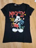 T-Shirt schwarz mit Mickey Mouse in xxs Nordrhein-Westfalen - Ratingen Vorschau