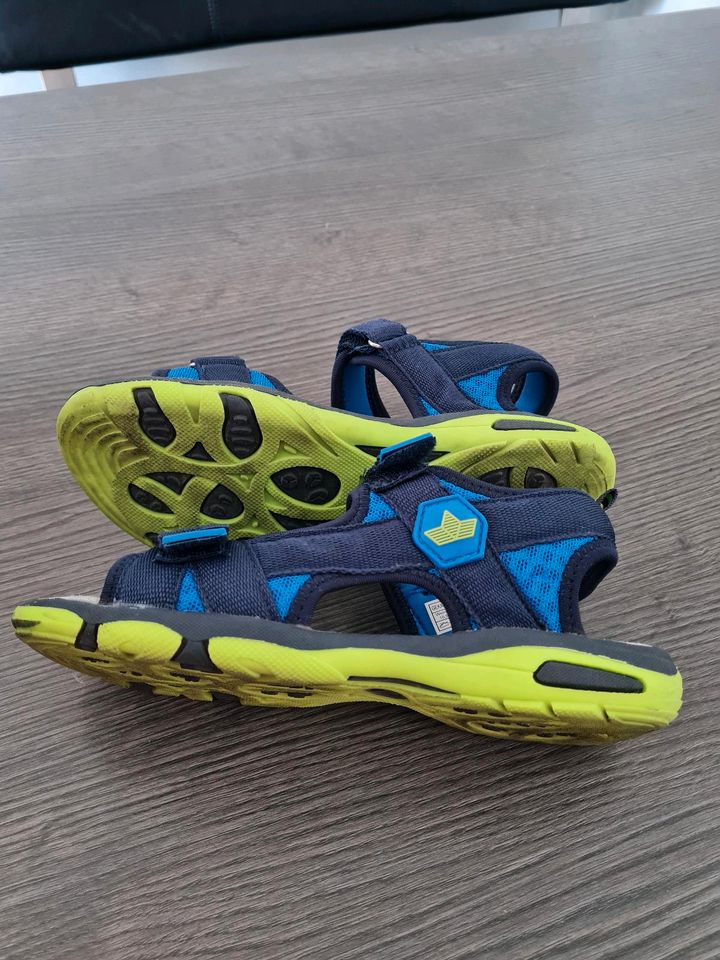 LICO Jungen Sandalen Gr 36 NEU 2x kurz getragen blau neon grün in Wettringen