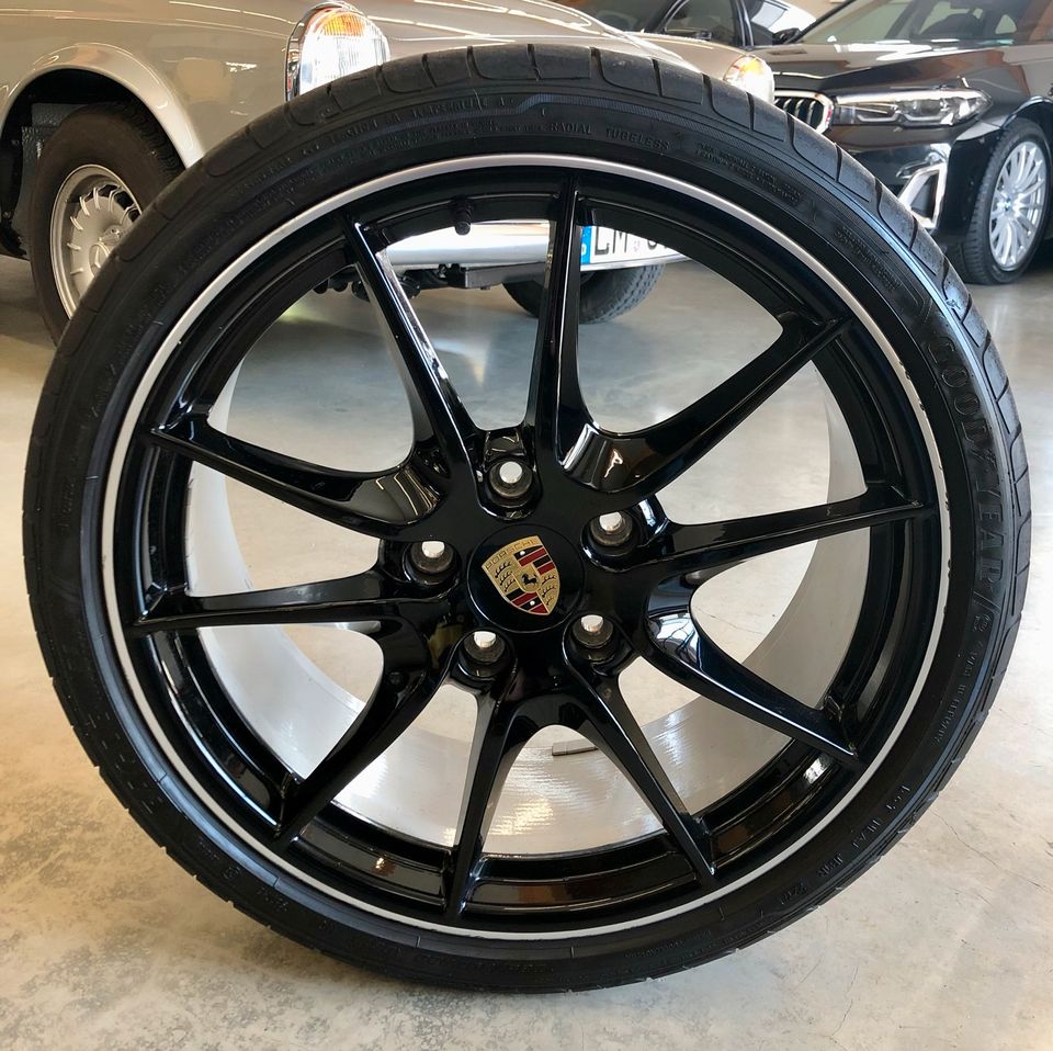 20“Sommerräder schwarz Porsche Boxster/Cayman 981 265/35ZR20 ! in Weilmünster