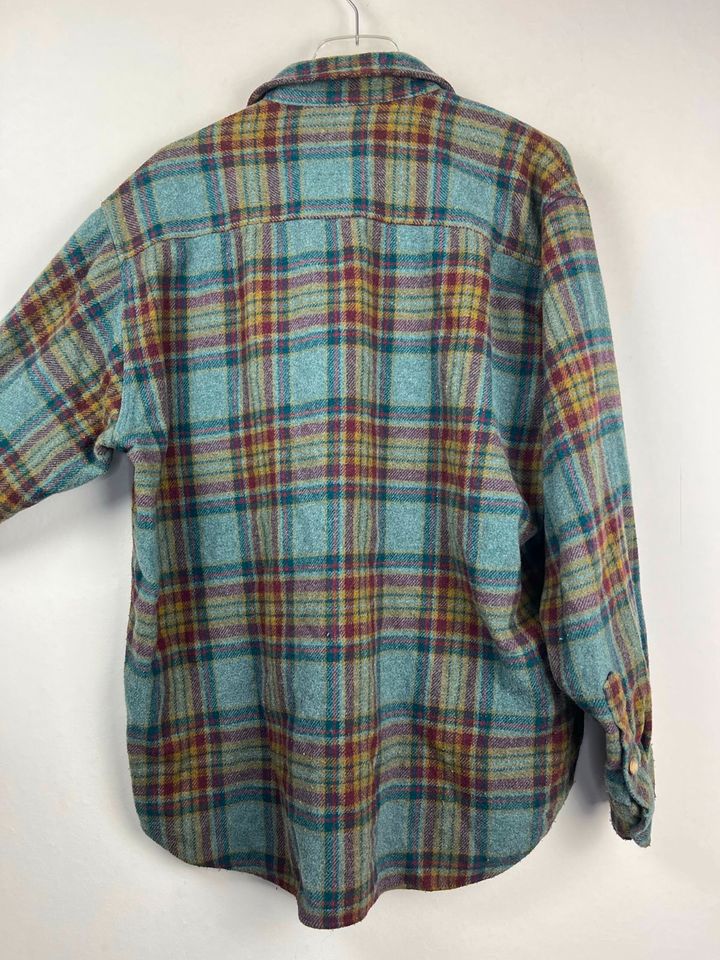 Vintage Crazy Pattern Baumwoll Hemd - Retro Shirt - 90s - Gr. XL in Neuenhaus