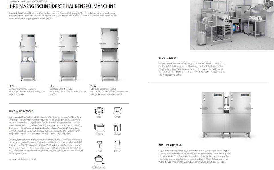 Winterhalter PT-M PTM Haubenspülmaschine Spülmaschine NEU in Mörfelden-Walldorf