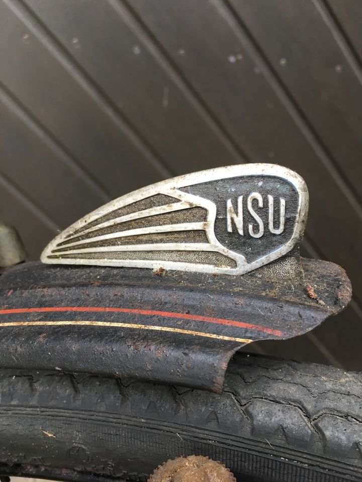 Erbstück 1952 NSU Oldtimerrad 28 Zoll in Beelen