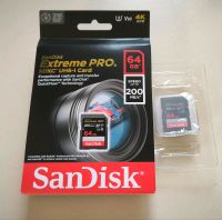 Sandisk Extreme PRO 64GB SDXC UHS-I SD-Karte NEU Bayern - Marktschorgast Vorschau