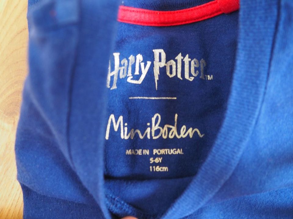 Langarmshirt MINI BODEN Gr. 116 Harry Potter Stickerei Phönix in Bad Segeberg