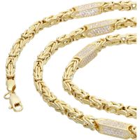 Bling Bling Königskette 585 14K Echt Gold Zirkonia 60cm 4,5mm NEU Goldkette Schmuck Viele Angebote im Shop sensburg-aurum Berlin - Neukölln Vorschau