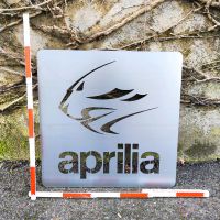 Aprilia Blechschild zum selber lackieren Baden-Württemberg - Ehingen (Donau) Vorschau