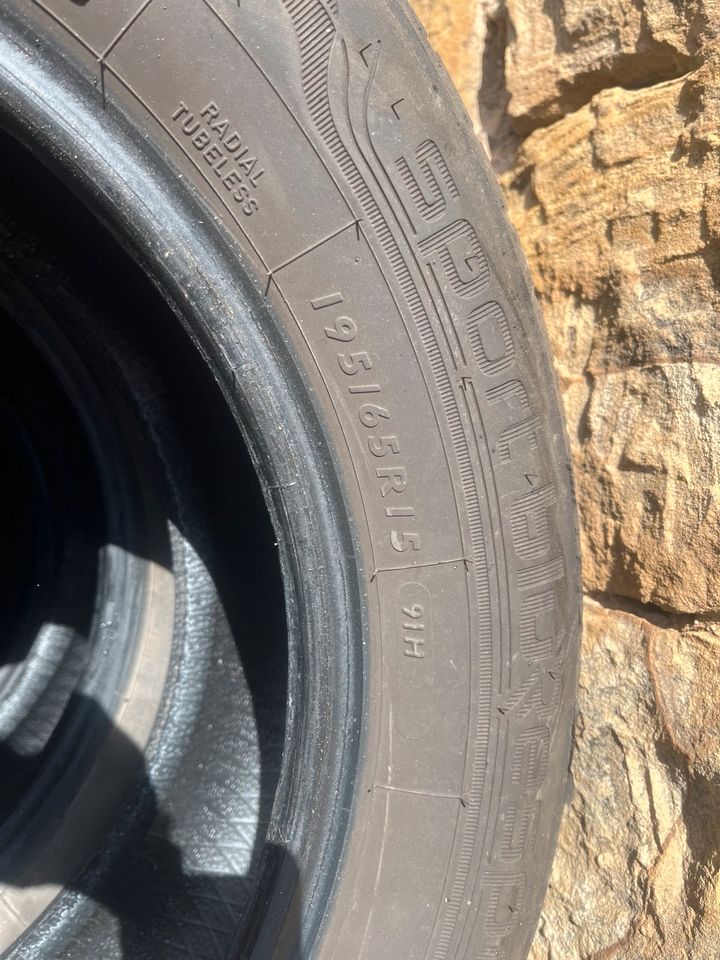 Dunlop 195/65 15 91H Sommer neuwertig in Bayerfeld-Steckweiler