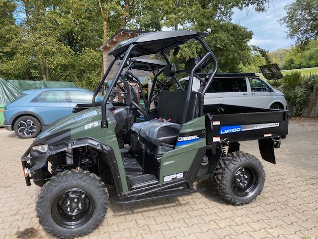 Quad UTV LM1100, Powered by Kubota Diesel, Kippladefläche in Maulburg