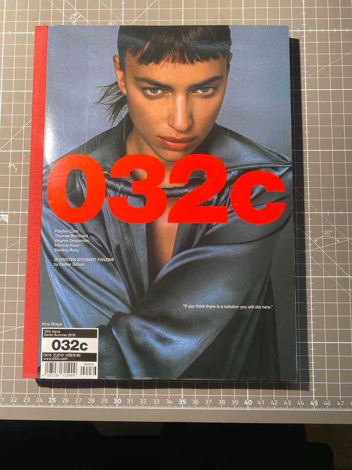 032c 36th issue Summer 2019 Irina Shayk Cover in Potsdam