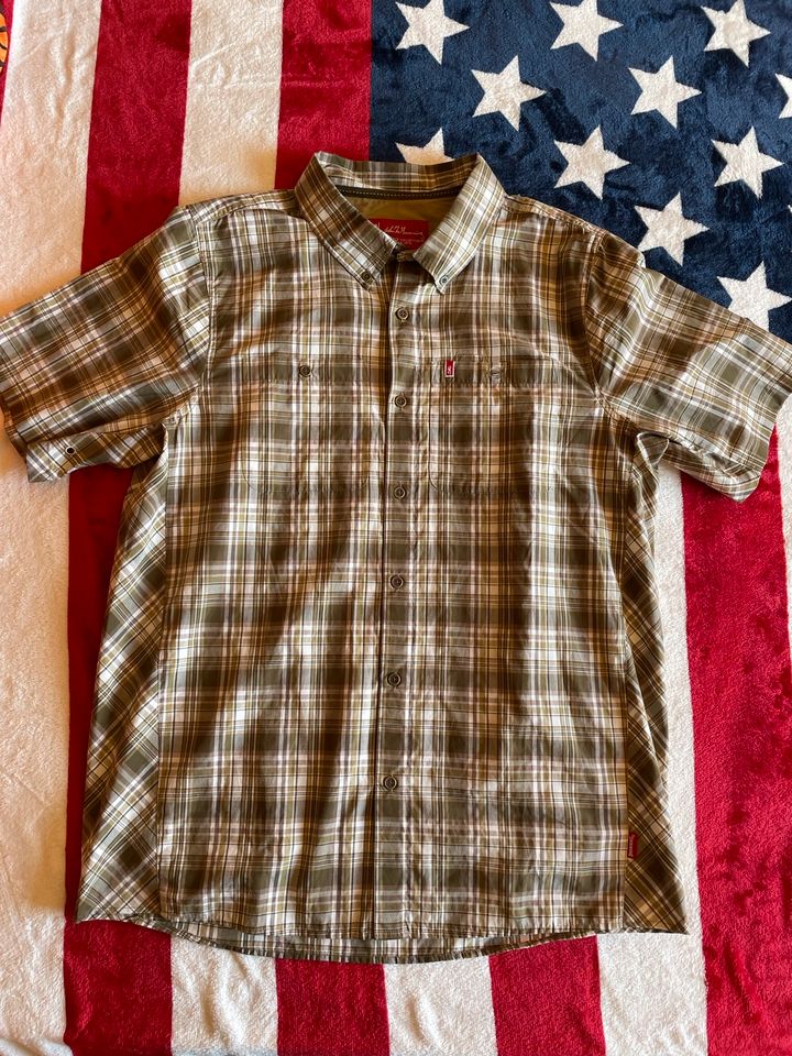 Original BROWNING Jagdhemd Gr. L NEUwertig Kurzarm Shirt USA in Tirschenreuth