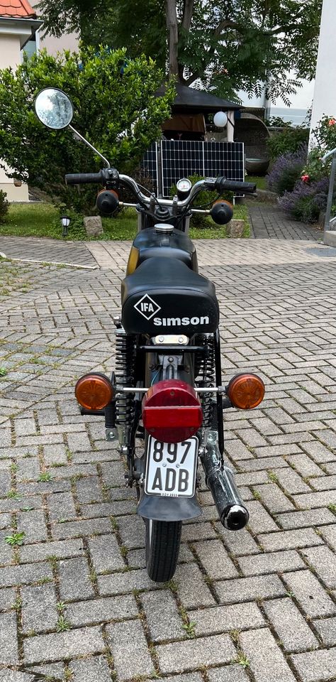 Simson S51, schwarz, viele neue Teile, 4 Gang, originale Papiere in Dresden