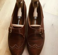 Rahmengenähte Schuhe Budapester Cognac GR 41 Business Must have Hessen - Glashütten Vorschau