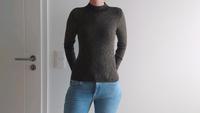 Longsleeve Vila schwarz gold Stehkragen Rheinland-Pfalz - Limburgerhof Vorschau