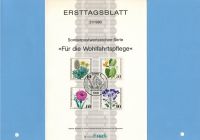 Briefmarken BRD Ersttagblatt Für die Wohlfahrt  Blumen 9.10.1980 Bayern - Münsing Vorschau