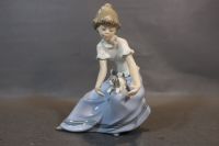 Lladro Spanien Porzellan Figur " Mädchen mit Hund " Düsseldorf - Eller Vorschau