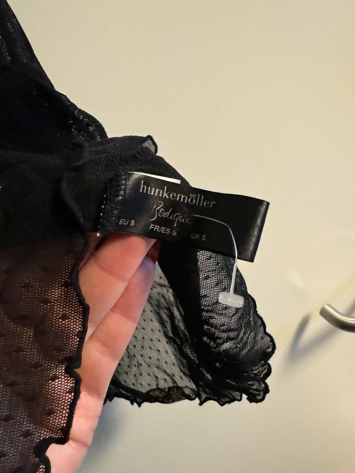 Hunkemöller Bodique Negligee, Dessous, Nachthemd, schwarz Gr. S in Bochum