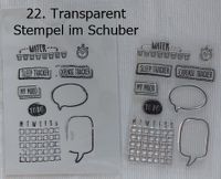 Bastel-Stempel Clear Stamp im Schuber DIY Happy Birthday Bullet Baden-Württemberg - Baindt Vorschau