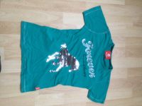 T-Shirt Red Horse Gr. 140 neuwertig Motiv Pferd Pailetten Niedersachsen - Schüttorf Vorschau