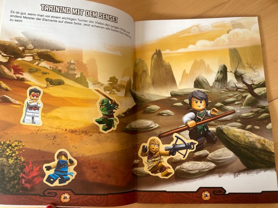 Ninjago Das Turnier der Elemente, Rätsel-Stickerspass in Ratekau