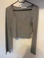 graues Langarmshirt Bershka Nordrhein-Westfalen - Gevelsberg Vorschau