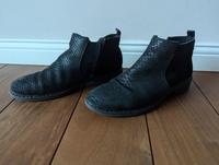 Stiefelette Budapester Stil Gr. 37 schwarz Brandenburg - Kleinmachnow Vorschau