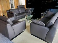 Ledercouch Leder Couchgarnitur 3: 2x2 1 Sessel Kufen Couch Sofa Niedersachsen - Northeim Vorschau