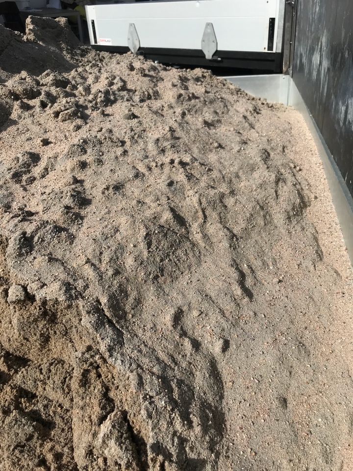 1t Bausand Spielsand Mauersand Rasensand Rasen sanden Lieferung in