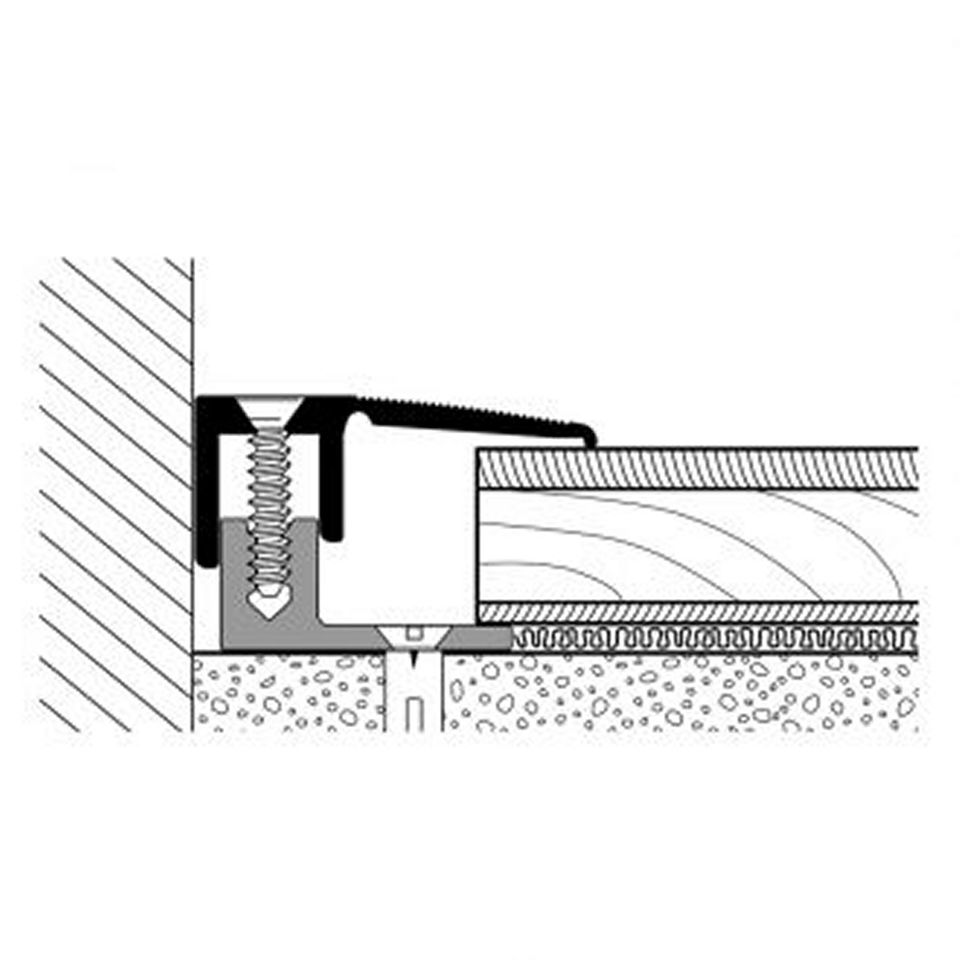 180cm SGH PARKETTFREUND Endprofil PF 387TS sand Twin Small ALU in Auerbach in der Oberpfalz