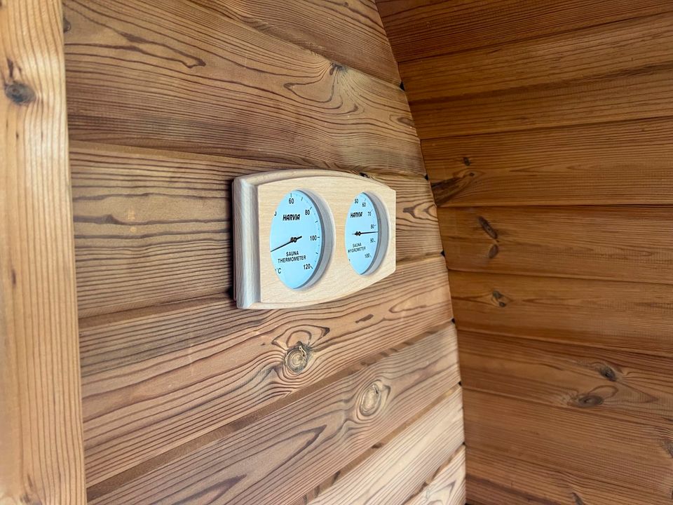 Sauna Fasssauna Saunafass Holzofen oder Elektro Individuell in Flörsheim am Main