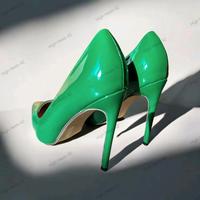 High Heels Pumps grün Lack Größe 42 Berlin - Hellersdorf Vorschau