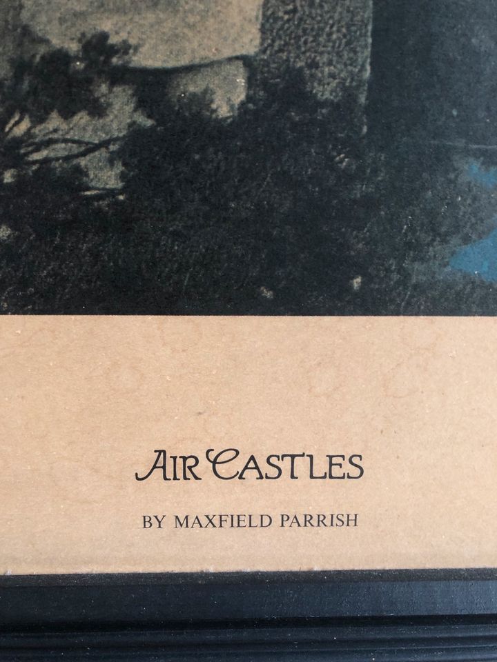 Vintage Plakate von Maxfield Parrish „Egypt“ und „Air Castles“ in Hanau