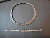 Schmuckset, Collier und Armband in 835er Silber mit Saphiren Bayern - Regensburg Vorschau