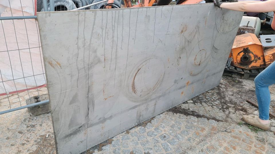 Edelstahlplatte 1,25mx2,5mx1cm in Regensburg