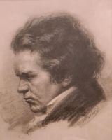 Ludwig van Beethoven - Lithographie von Max Wulff Unstruttal - Urbach Vorschau