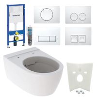 Geberit Vorwandelement iCon WC spülrandlos Drückerplatte Sitz Thüringen - Bad Liebenstein Vorschau