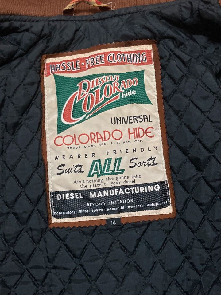 Original Diesel Colorado Lederjacke in Dresden