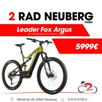 Leader Fox ARGUS 29 Zoll E-Bike 12-Gang 835Wh  95Nm NEU! Hessen - Neuberg Vorschau