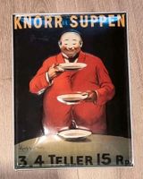 Blechschild Knorr Suppen 39x29cm Baden-Württemberg - Oberderdingen Vorschau