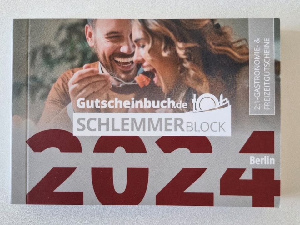 2024 Schlemmerblock  2:1 Gastro- und Freizeitgutscheine Berlin in Potsdam