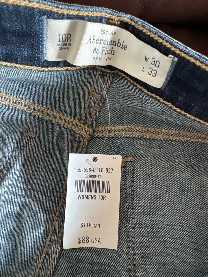 Jean’s Abercrombie & Fitch W30 L33 neu mit Etikett NP 88€ in Wiehl