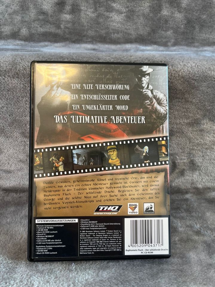 Pc CDROM baphomets Fluch der schlafende Drache the Revolution in Aichtal