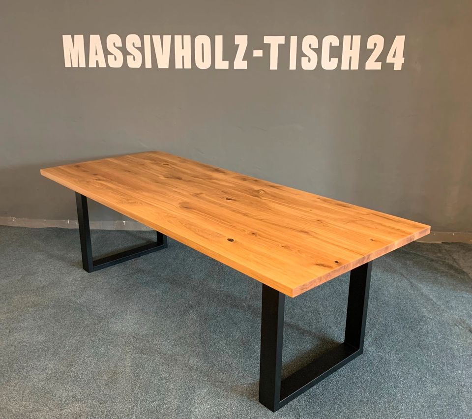 Massiv Eiche Tisch Esstisch Holztisch Schreibtisch Küche 280x100 in Königswinter