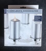4 Kerzenhalter versilbert Adventskranz f. Kerzen/Teelichter Baden-Württemberg - Stetten Vorschau