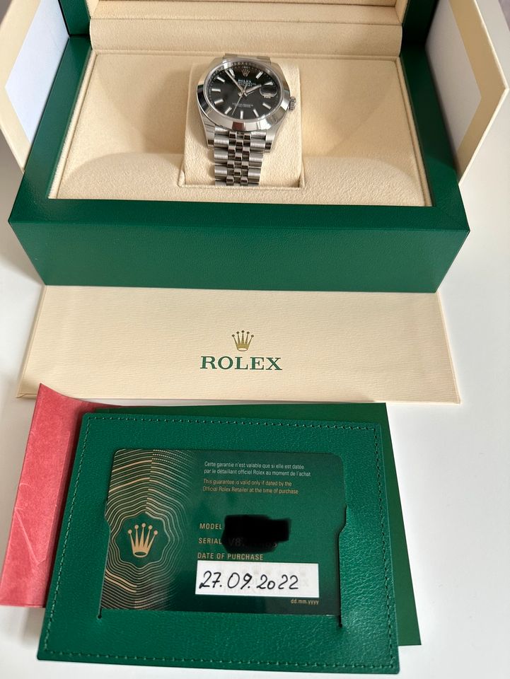 Rolex Datejust 41 - Jubilee Armband - Rechnung 09/22 - Full Set in Remscheid